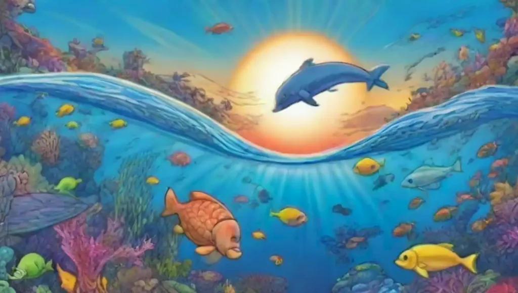 Un paisaje marino lleno de vida con corales