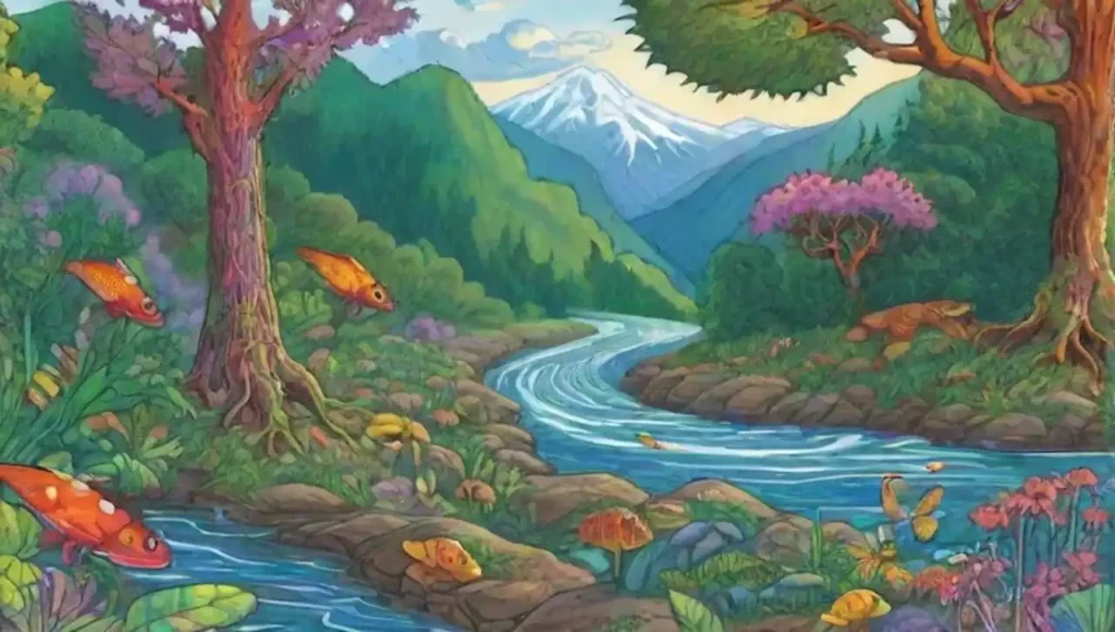 Un ecosistema diverso y vibrante con flora